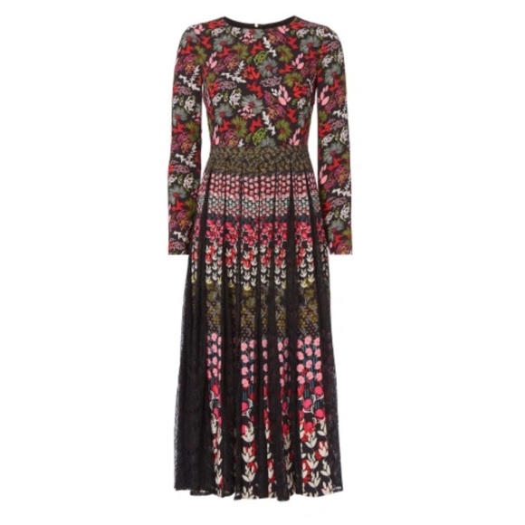 Saloni Nuri Lace Tulle Dress. - Picture 4 of 10